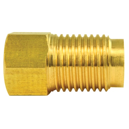 Ags Brass Adapter, Female(3/8-24 Inverted), Male(1/2-20 Inverted), 1/bag BLF-20B
